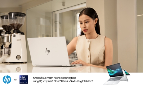 HP EliteBook x360 1040 G11 AI PC cùng bộ xử lý Intel® Core™ Ultra 7: Nâng tầm trải nghiệm doanh nghiệp với sức mạnh AI 