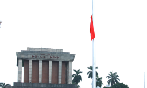 [Phóng sự ảnh]: Lễ thượng cờ rủ Quốc tang Tổng bí thư Nguyễn Phú Trọng