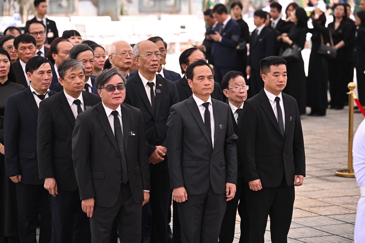 Phó Bí thư Đảng đoàn, Phó Chủ tịch Liên hiệp Hội Việt Nam - Phạm Ngọc Linh (người đứng giữa hàng đầu) làm trưởng đoàn Liên hiệp Hội Việt Nam.