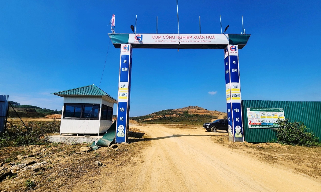 Sau 4 năm được phê duyệt, tiến độ đầu tư hạ tầng Dự án Cụm công nghiệp Xuân Hòa ì ạch