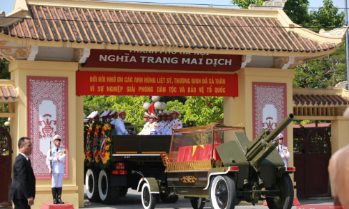 [Phóng sự ảnh]: Lễ an táng Tổng Bí thư Nguyễn Phú Trọng trang nghiêm và xúc động