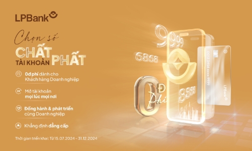 Lộc Phát cùng tài khoản số đẹp của LPBank