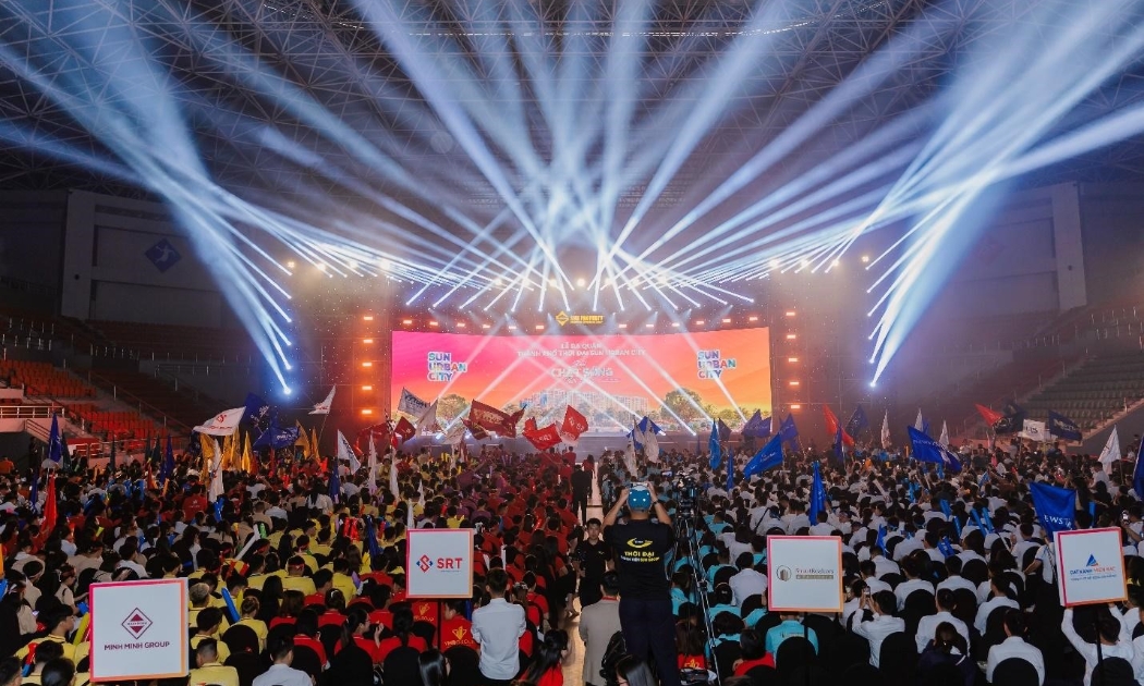 Không khí sôi động tại lễ ra quân thành phố thời đại Sun Urban City Hà Nam.