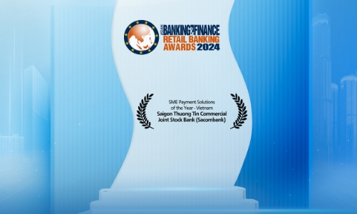 Sacombank tiếp tục được vinh danh “Ngân hàng cung cấp giải pháp thanh toán tốt nhất dành cho doanh nghiệp SME” 