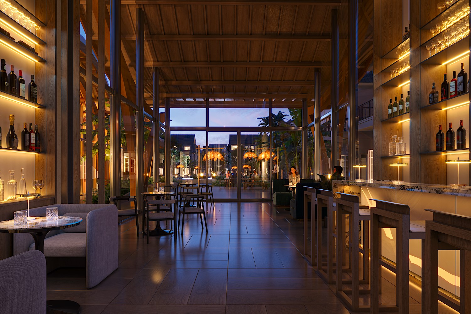 Thiết kế tại Central Island hài hoà với thiên nhiên, tạo lập giá trị bền vững.