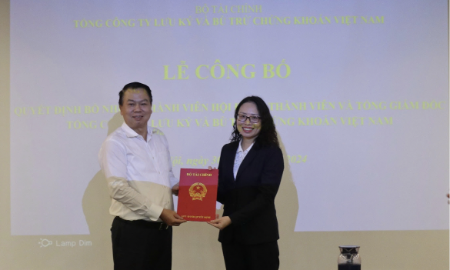 Bà Tạ Thanh Bình được bổ nhiệm Thành viên Hội đồng thành viên và Tổng giám đốc Tổng Công ty Lưu ký và Bù trừ Chứng khoán Việt Nam.