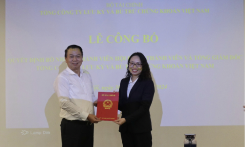 Tổng Công ty Lưu ký và Bù trừ Chứng khoán Việt Nam có tổng giám đốc mới