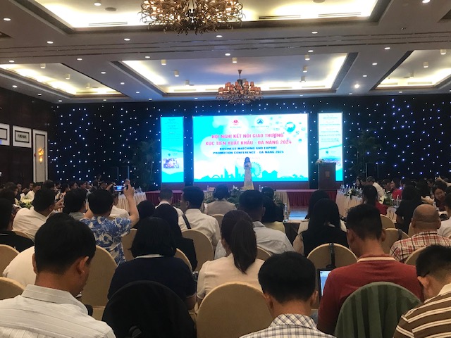 Quang cảnh Hội nghị kết nối giao thương, xúc tiến xuất khẩu – Đà Nẵng 2024. Ảnh: Ngô Anh Văn.