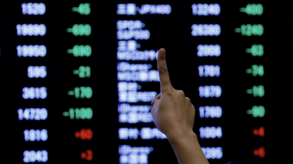 Chứng khoán Nhật bán tháo vì mối lo đồng yên tăng giá