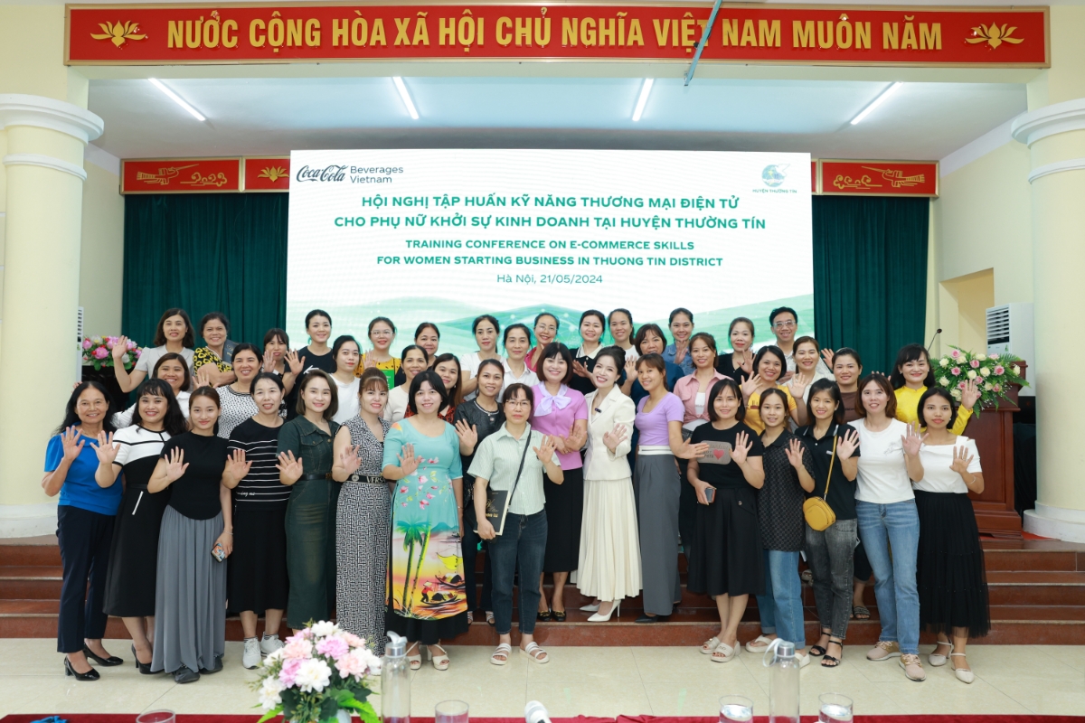 Hội viên phụ nữ Huyện Thường Tín tham gia Hội nghị Tập huấn.