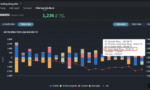 Khối ngoại bắt đáy, gom nhiều VNM và MSN, nhà đầu tư cá nhân vẫn bán ròng