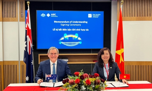 Việt Nam và Australia hợp tác trong lĩnh vực chứng khoán