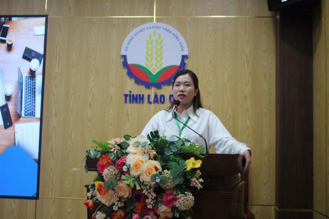 Bà Phan Thị Mến, Tổng Giám đốc Công Ty TNHH Tư vấn khoa học và Công nghệ SUTECH. Ảnh: Chu Khôi.