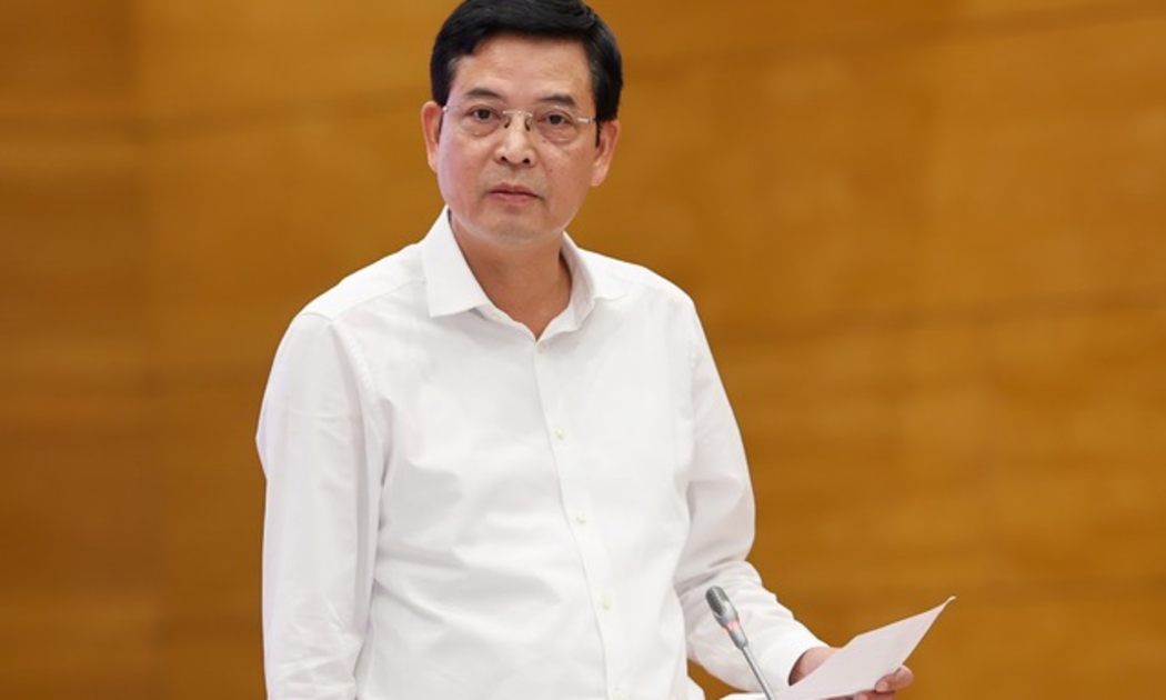 Thứ trưởng Bộ Xây dựng Bùi Xuân Dũng tại buổi Họp báo Chính phủ thường kỳ tháng 7, chiều 5/8 - Ảnh: VGP/Nhật Bắc