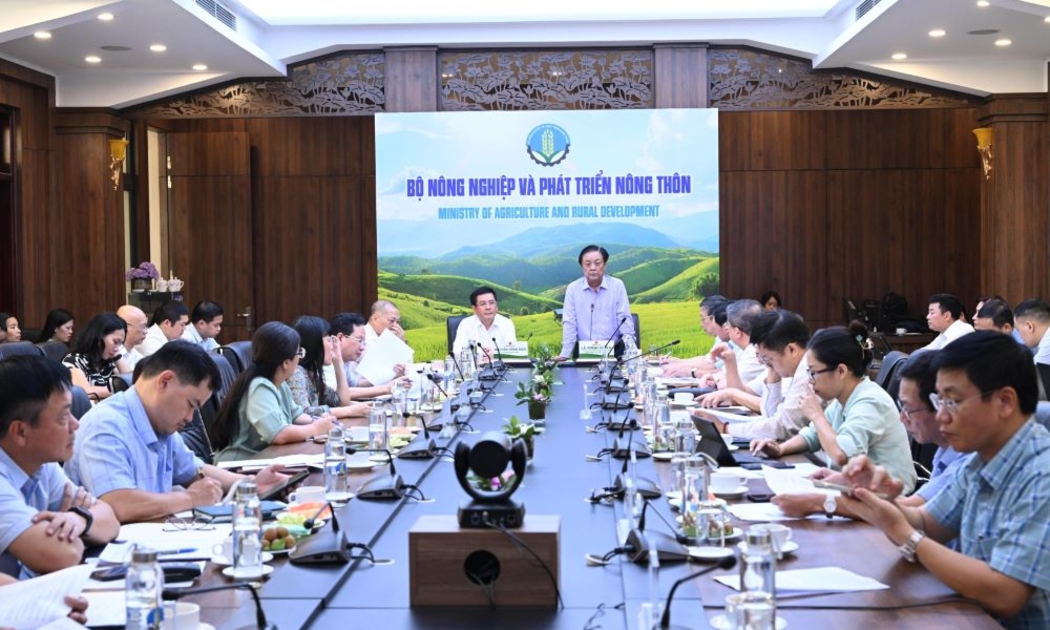 Cuộc họp giữa Bộ trưởng Lê Minh Hoan và Bộ trưởng Nguyễn Hồng Diên về đề xuất thành lập Hội đồng lúa gạo quốc gia.