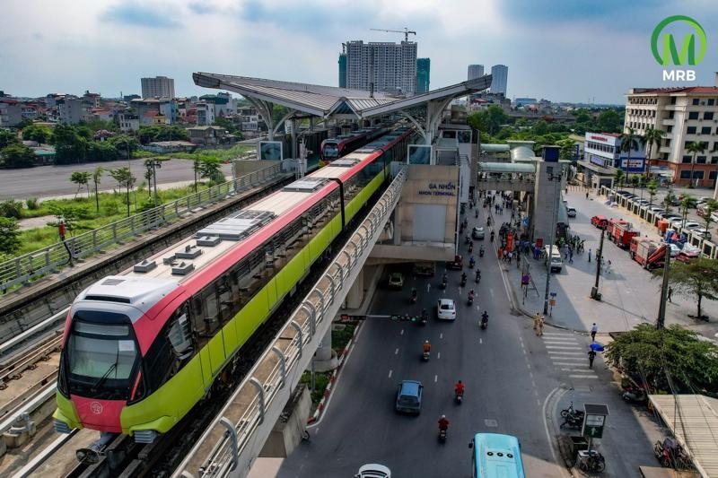 Nhon-Hanoi Railway Station metro line to start commercial operation on August 8