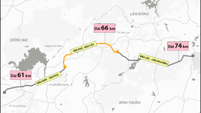 $355 mln Dau Giay - Tan Phu expressway approved