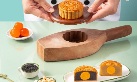 Bánh Trung thu theo phong cách Hồng Kông tại khách sạn Hà Nội.