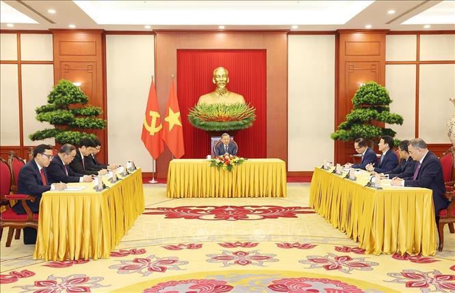 Tổng Bí thư, Chủ tịch nước Tô Lâm bày tỏ tin tưởng quan hệ giữa Việt Nam và Nga sẽ ngày càng phát triển, đem lại lợi ích thiết thực cho nhân dân hai nước, đóng góp vào hòa bình, phát triển tại khu vực và trên thế giới - Ảnh: TTXVN