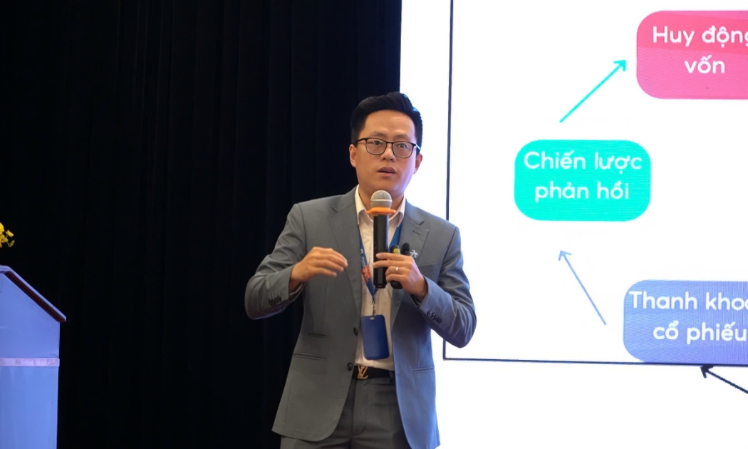 Ông Nguyễn Thế Minh, Giám đốc Nghiên cứu và Phát triển sản phẩm, Công ty Chứng khoán Yuanta Việt Nam, phân tích về lợi ích của hoạt động IR.