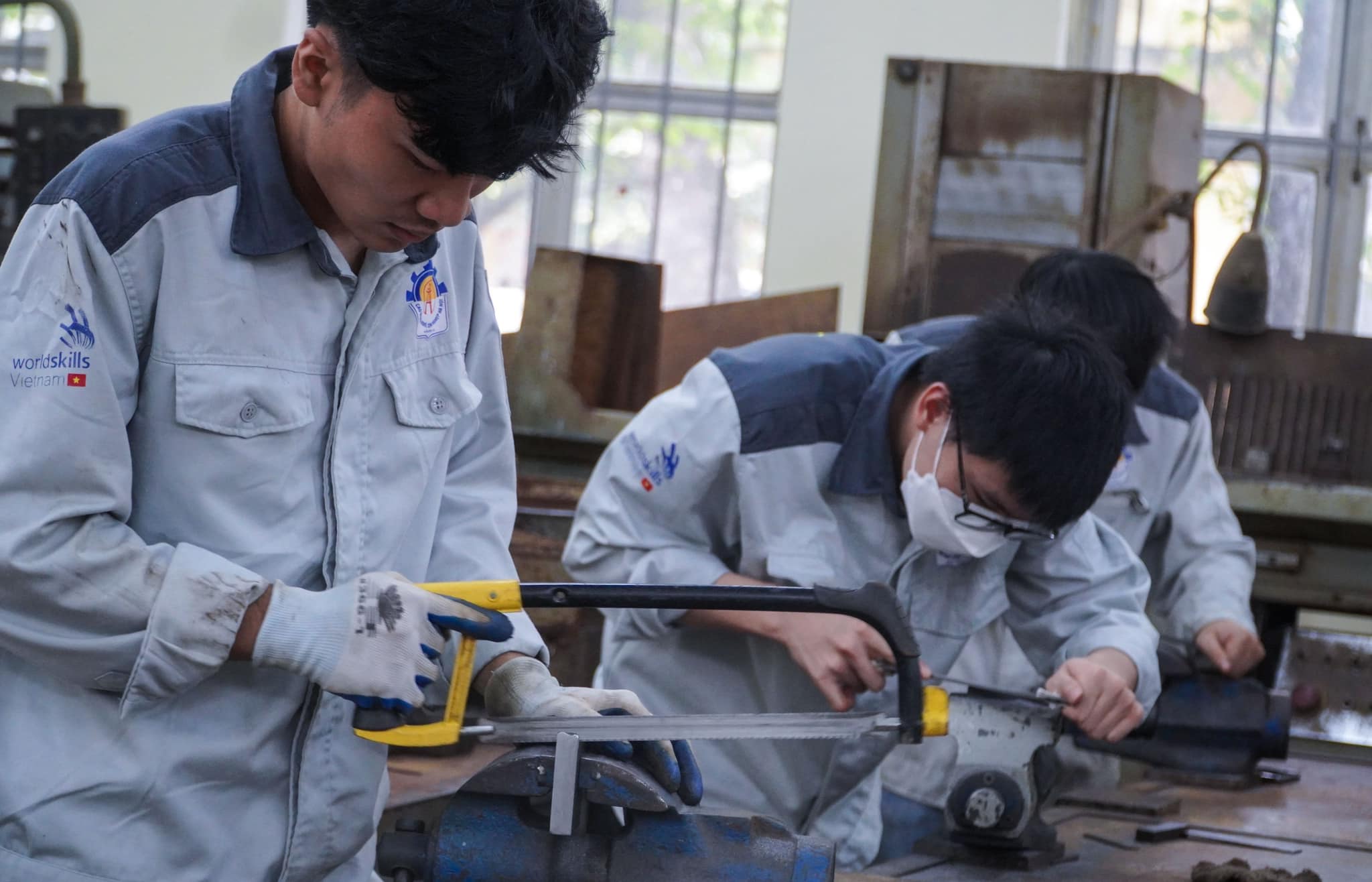 Đào tạo nghề cho thanh niên để tìm kiếm việc làm. 