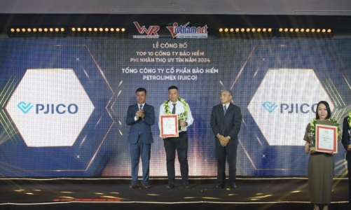 PJICO lọt vào Top 10 Công ty bảo hiểm phi nhân thọ uy tín 2024