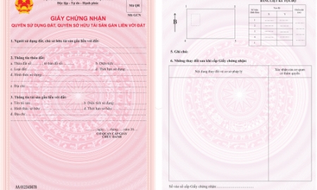 Sổ đỏ/sổ hồng mới sẽ có mã QR