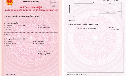 Sổ đỏ/sổ hồng mới sẽ có mã QR