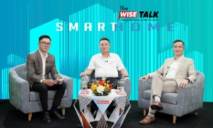 Các chuyên gia tại sự kiện The Wise Talk với chủ đề “Công nghệ nhà thông minh nâng tầm sống xanh” 