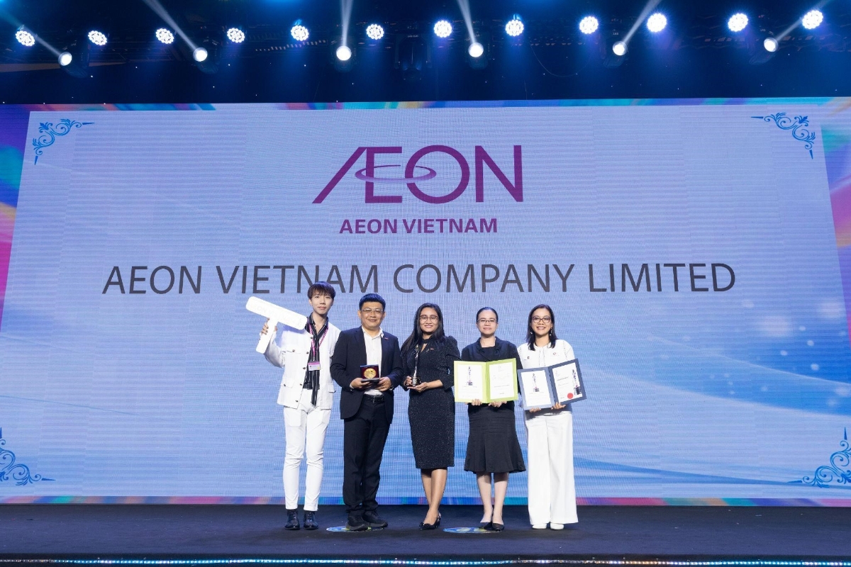 Aeon Việt Nam trở th&agrave;nh nh&agrave; b&aacute;n lẻ duy nhất 6 năm li&ecirc;n tiếp v&agrave;o Top &ldquo;Nơi l&agrave;m việc tốt nhất Ch&acirc;u &Aacute;