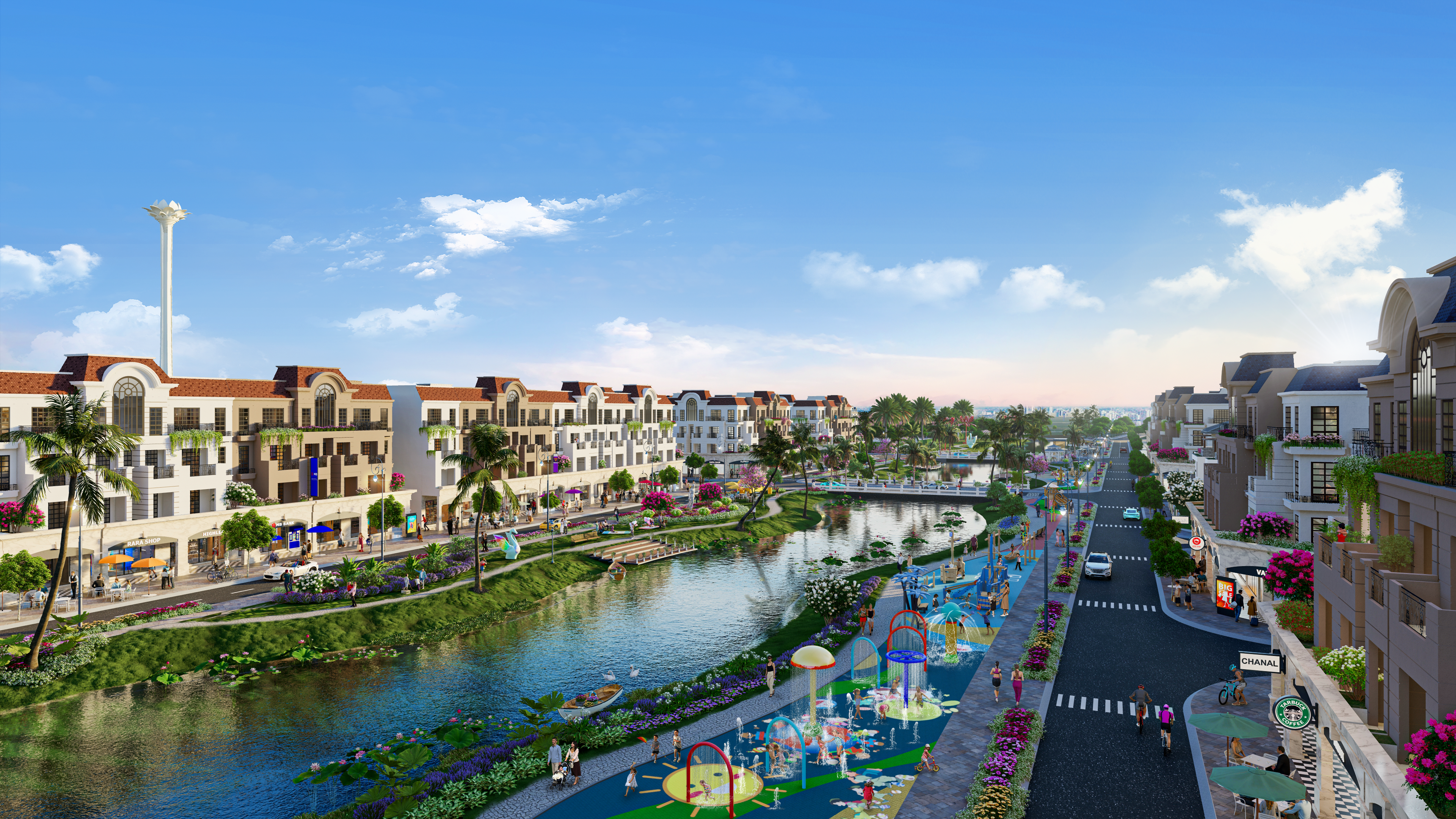 C&ocirc;ng vi&ecirc;n Swan Park thuộc dự &aacute;n Agora City chuẩn bị được khởi c&ocirc;ng v&agrave;o ng&agrave;y 17/8 tới đ&acirc;y.