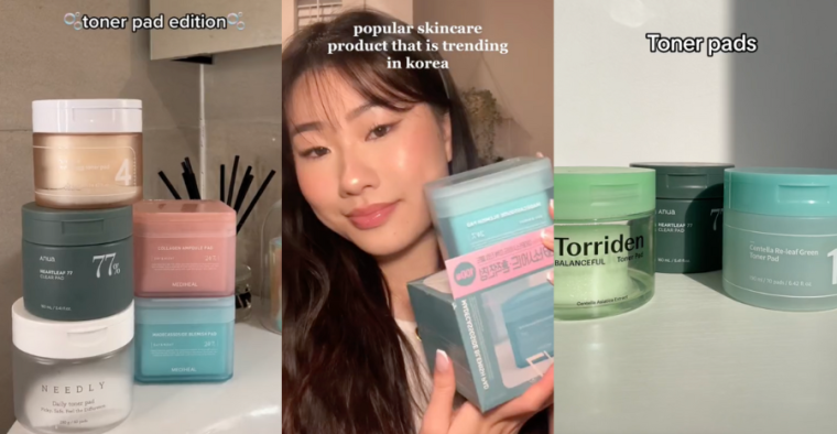 Xu hướng sử dụng toner pad nhờ TikTok đã thúc đẩy doanh số bán hàng của các thương hiệu mỹ phẩm.