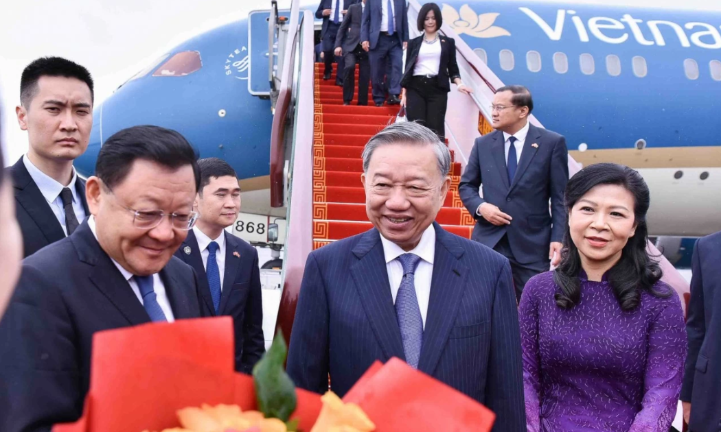 Tổng Bí thư, Chủ tịch nước Tô Lâm bắt đầu chuyên thăm cấp Nhà nước tới Cộng hòa Nhân dân Trung Hoa. Ảnh: TGVN.