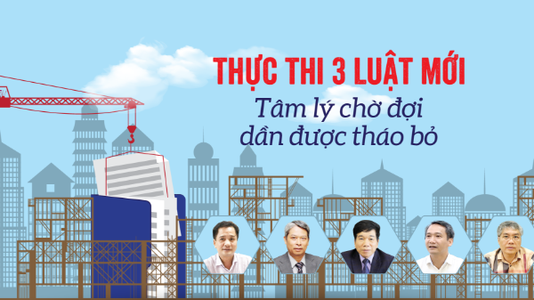 Thực thi 3  luật mới: Tâm lý chờ đợi dần được tháo bỏ