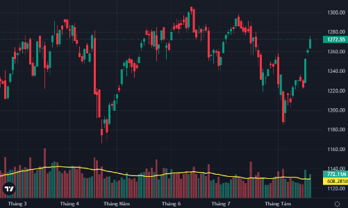 Cổ phiếu bất động sản, chứng khoán tăng rực rỡ