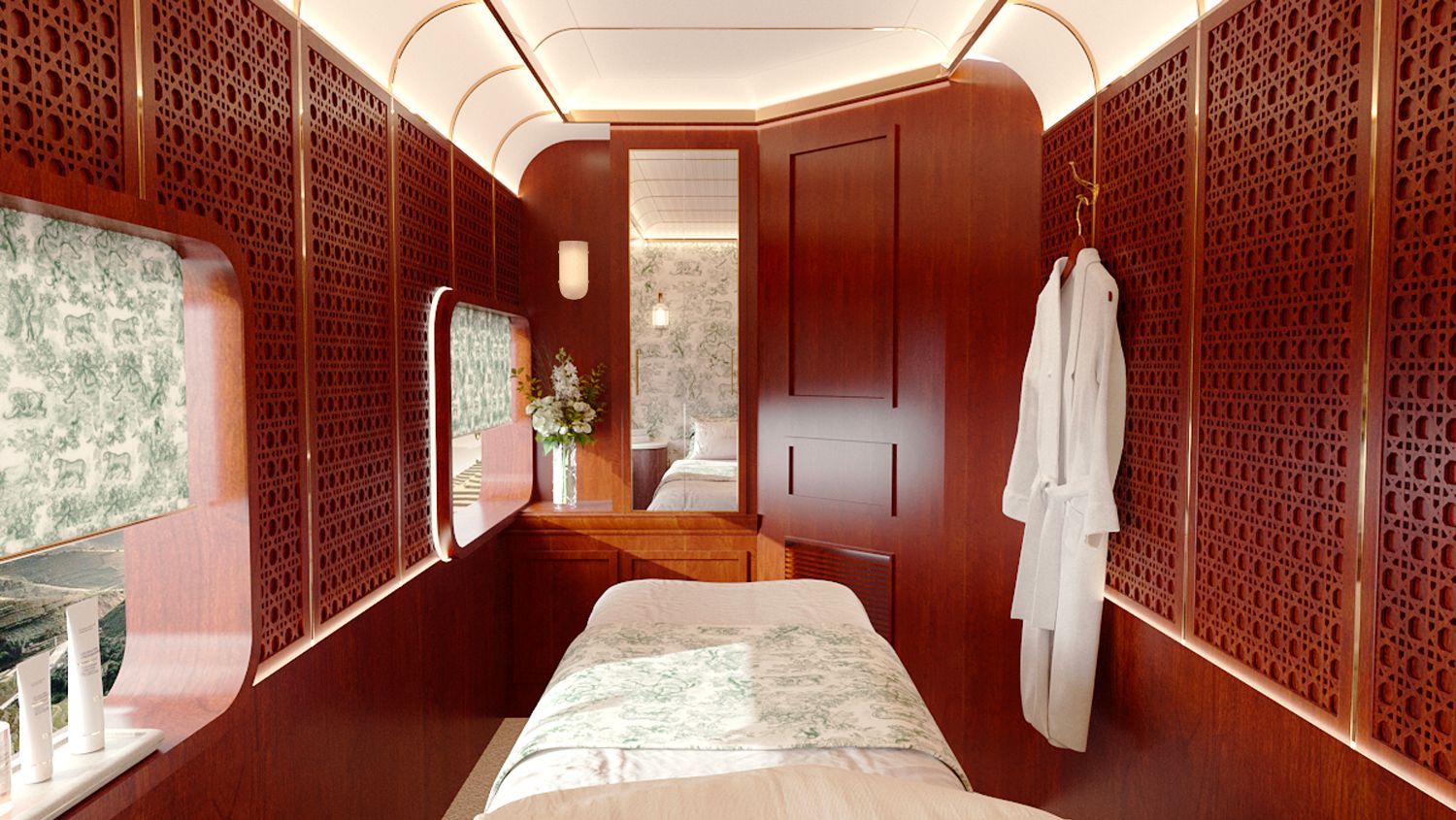 Dior Spa tr&ecirc;n đo&agrave;n t&agrave;u Eastern & Oriental Express