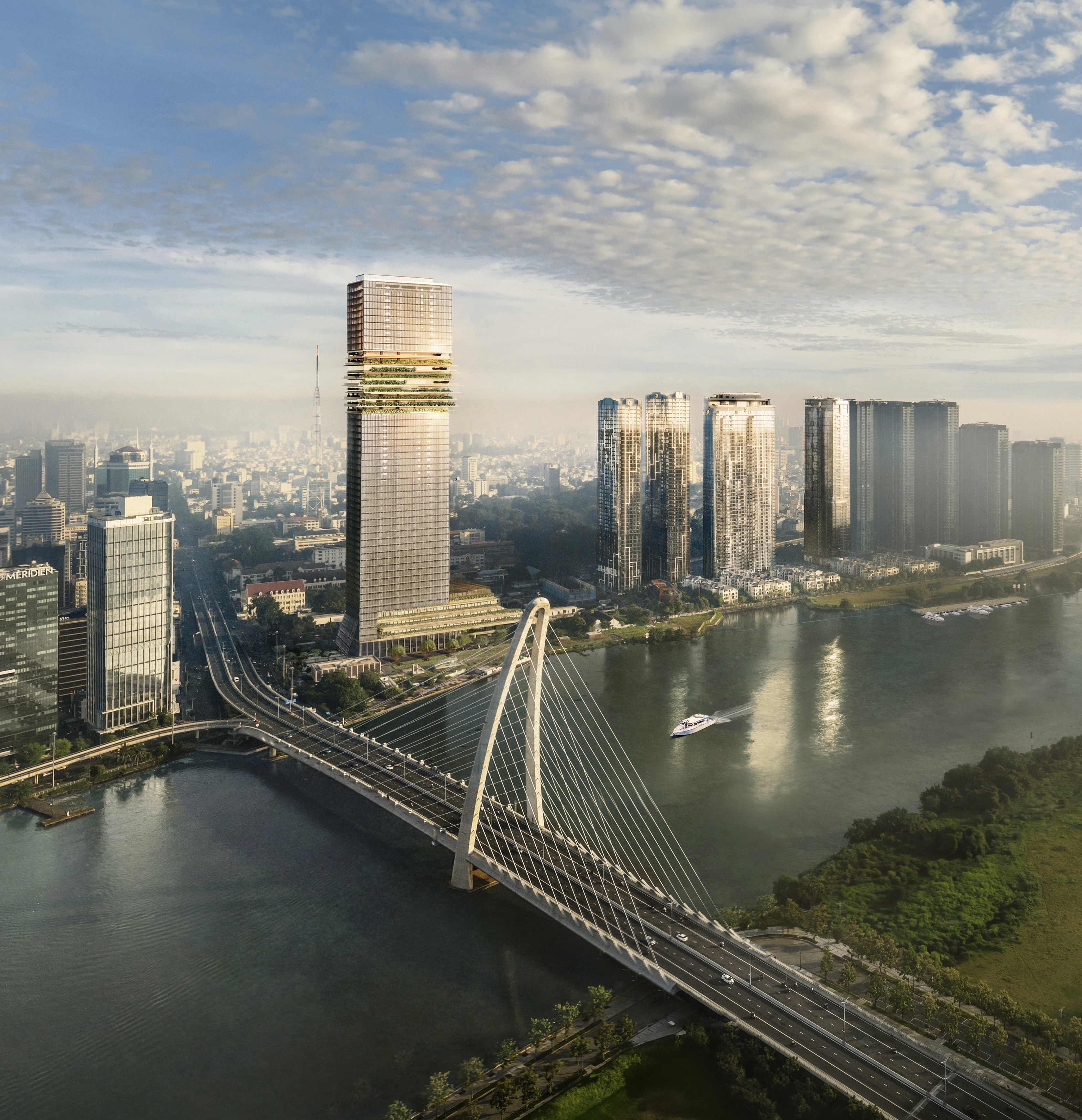 Marina Central Tower - biểu tượng l&agrave;m n&ecirc;n ch&acirc;n trời mới của TP.HCM.