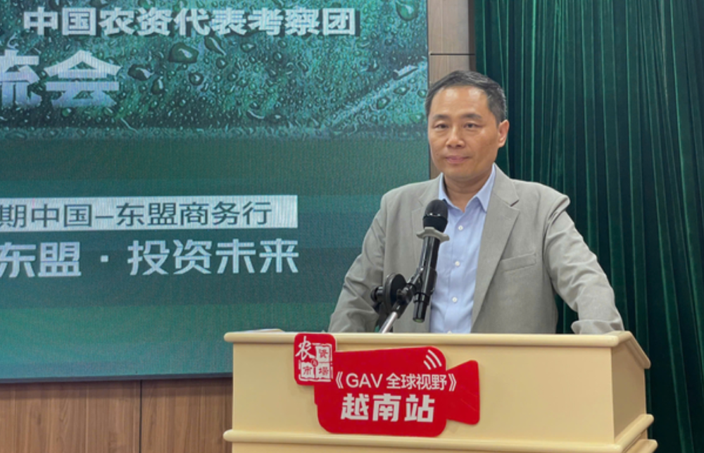 Ông Feng Weidong, Phó Tổng Thư ký Hiệp hội Công nghệ Nông nghiệp Trung Quốc mở rộng.