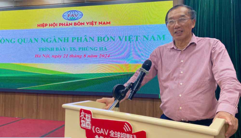 TS. Phùng Hà, Chủ tịch Hiệp hội Phân bón Việt Nam