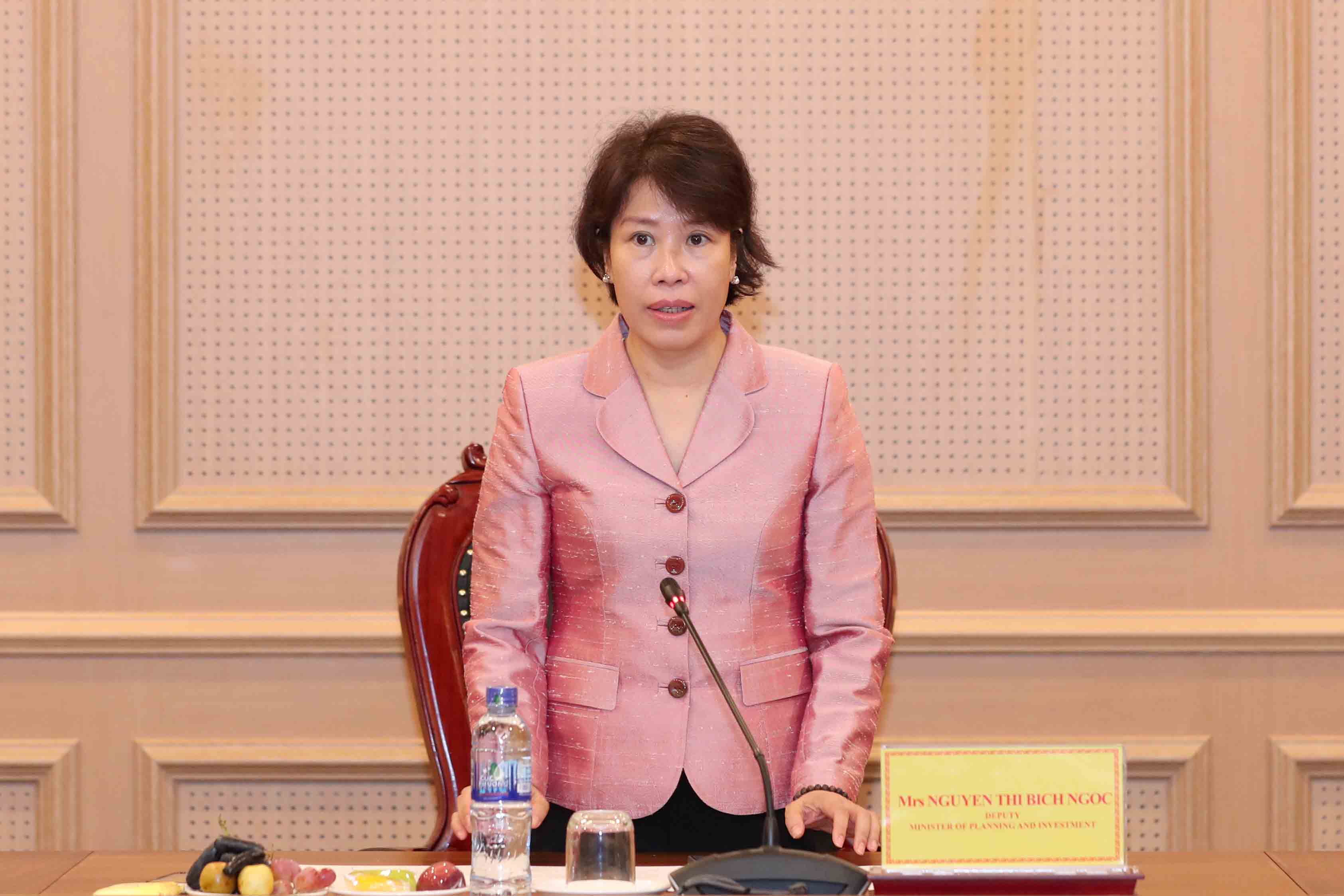 Thứ trưởng Nguyễn Bích Ngọc chia sẻ tại buổi lễ.