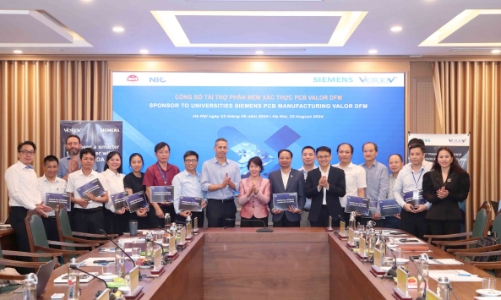 Siemens EDA tiếp tục tài trợ 300 phần mềm cho NIC và các trường đại học ở Việt Nam