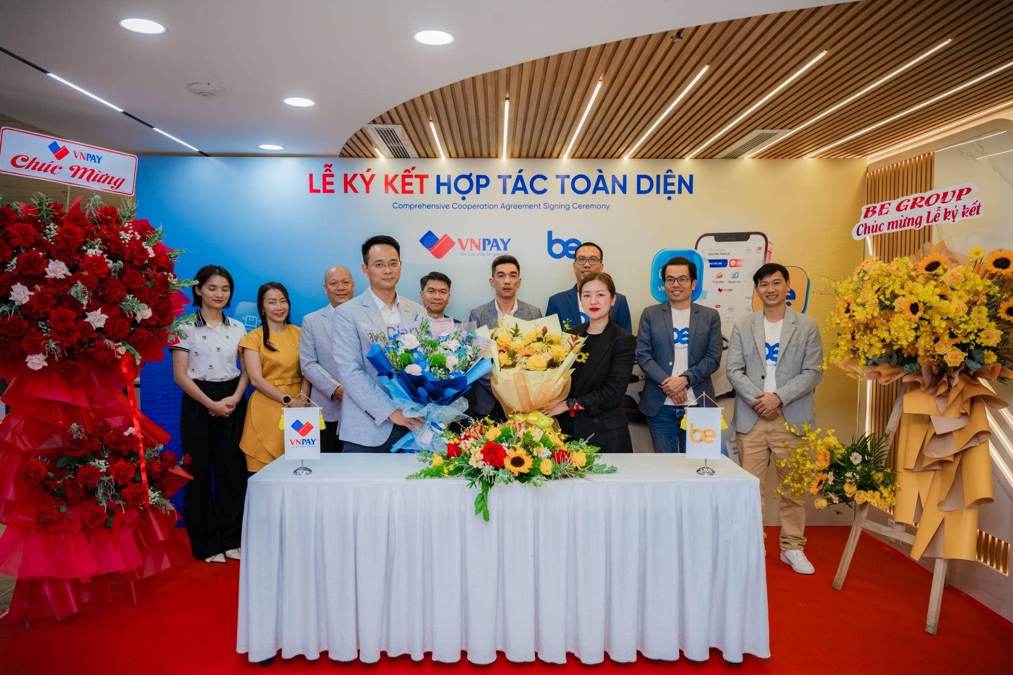 Be Group hợp tác với VNPAY là bước đi chiến lược nhằm tiếp tục mở rộng độ phủ dịch vụ.