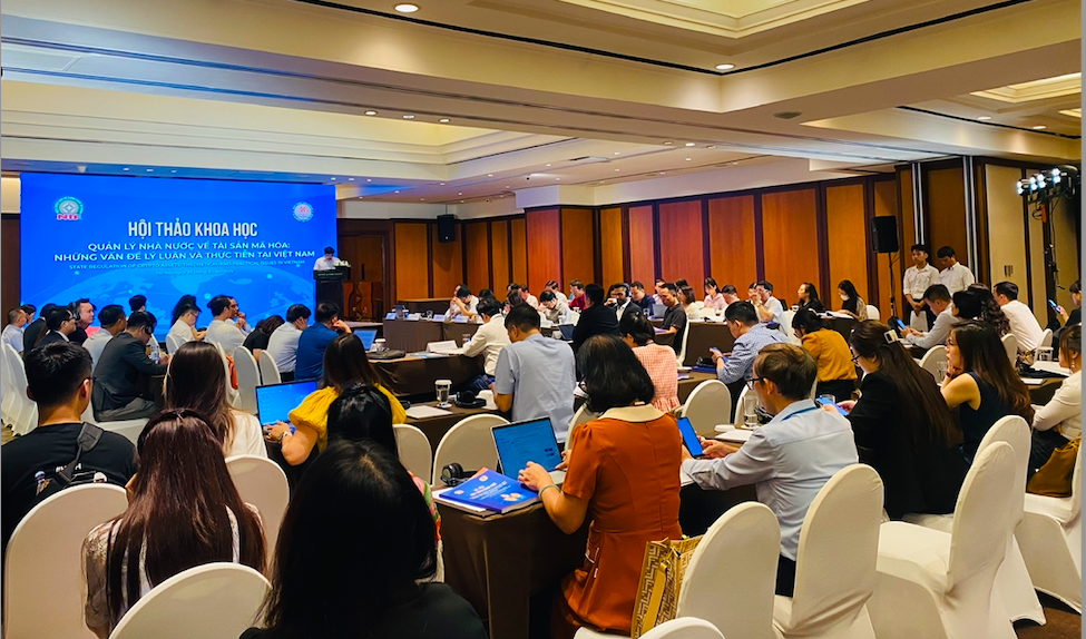 Hội thảo khoa học “Quản lý nhà nước về tài sản mã hóa: Những vấn đề lý luận và thực tiễn tại Việt Nam” - Ảnh: Ngô Huyền.