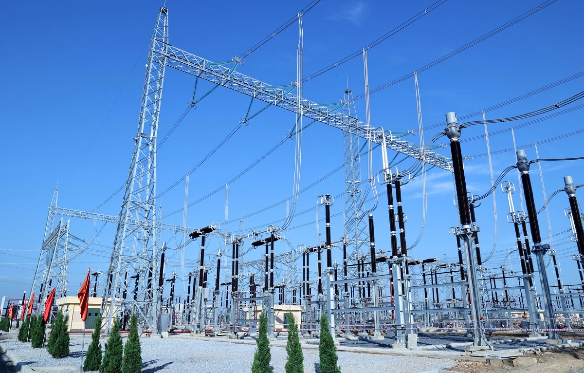 Trạm biến áp 500 kV Thanh Hóa (xã Thiệu Phúc, huyện Thiệu Hóa), nơi diễn ra lễ khánh thành đường dây 500 kV mạch 3 tại điểm cầu Thanh Hóa.