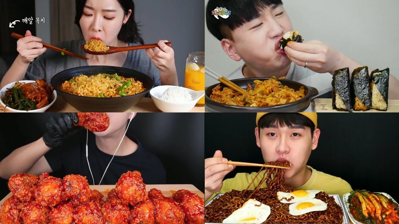 C&aacute;c video mukbang rất nổi tiếng tr&ecirc;n Youtube v&agrave; TikTok