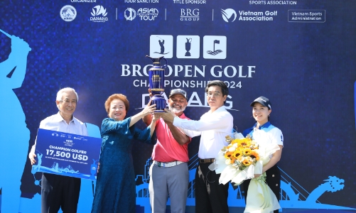 Golfer đến từ Ấn Độ Rahil Gangjee vô địch giải BRG Open Golf Championship Danang 2024