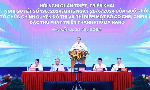 Thành lập Ban chỉ đạo thực hiện thí điểm một số cơ chế, chính sách đặc thù phát triển thành phố Đà Nẵng