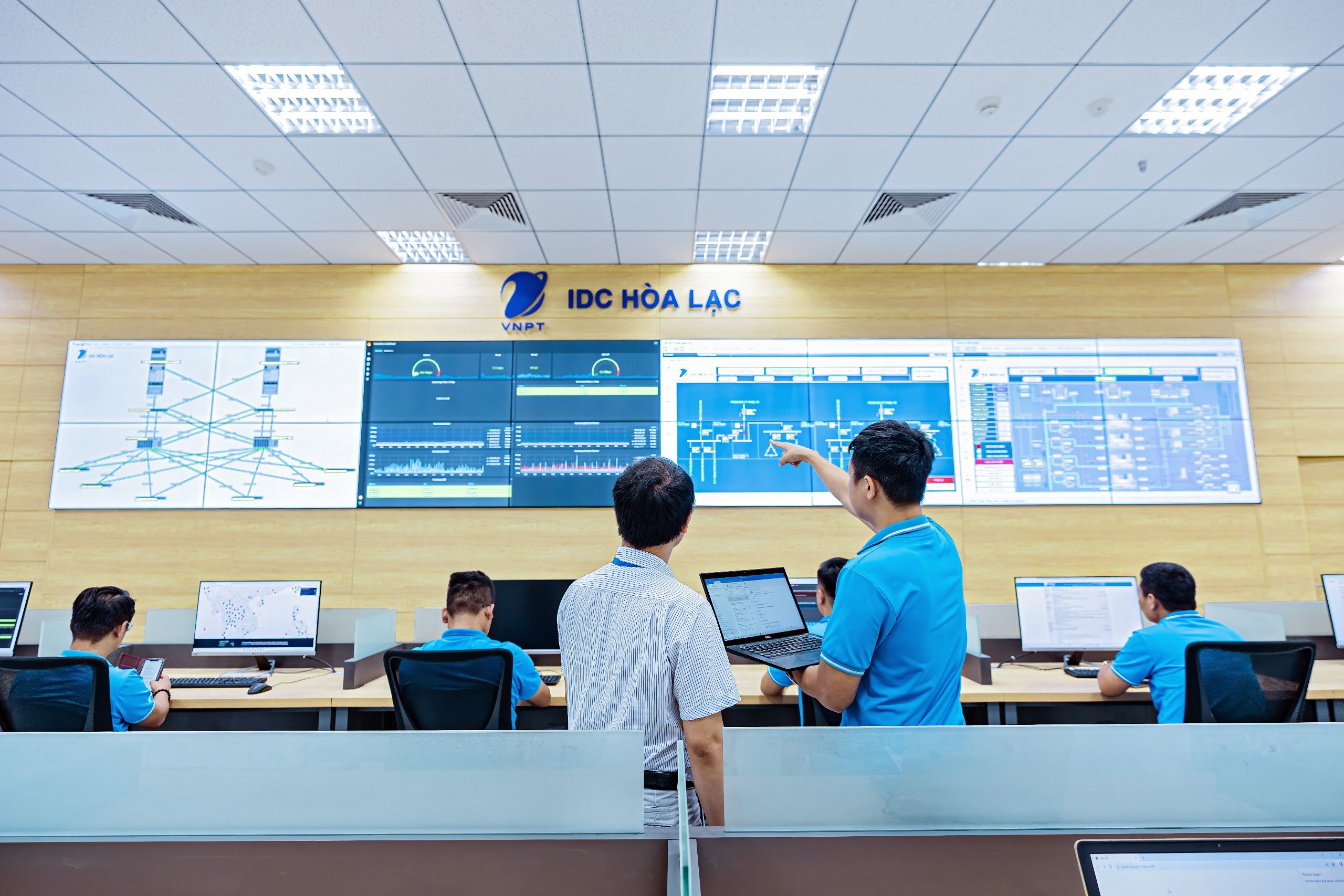 Trung tâm dữ liệu VNPT IDC  tại Hòa Lạc.