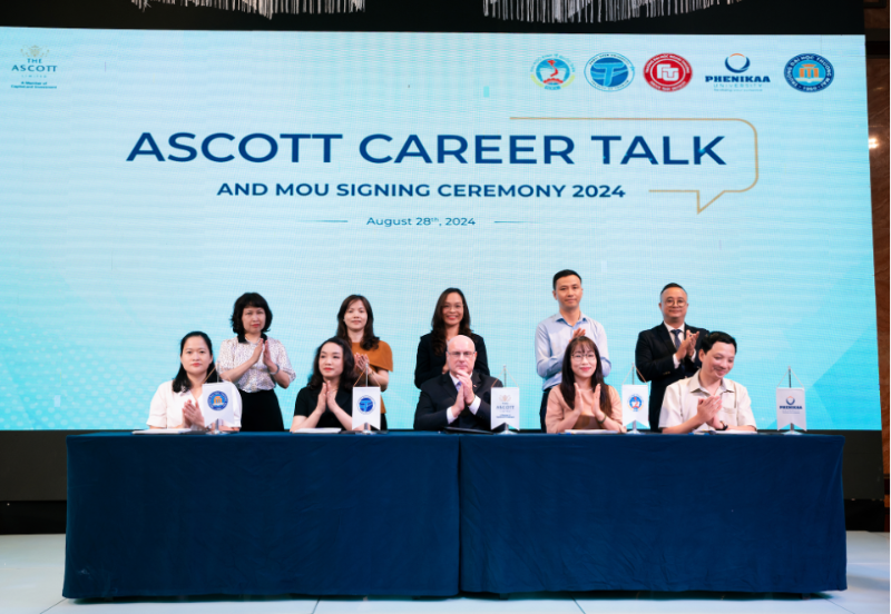 Ascott Vietnam hosts career talk and signs MoU with leading Hanoi universities