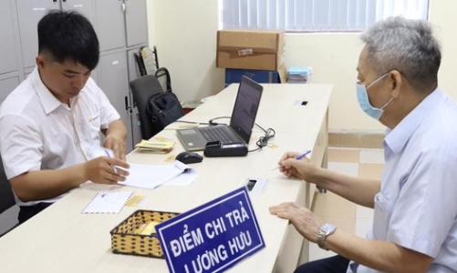 Tạm dừng chi trả lương hưu tháng 9 tại các tỉnh bị ảnh hưởng bão số 3